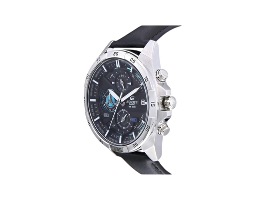 Casio Edifice EFR-556L-1AVUEF мъжки хронограф 53мм с черен циферблат и стоманена каишка