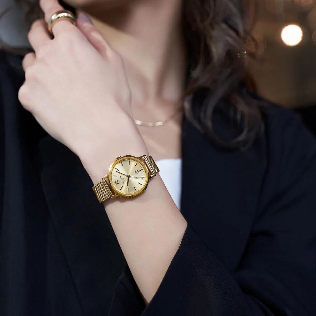 Casio Sheen SHE-4554GM-9AUEF на китка елегантен дамски часовник