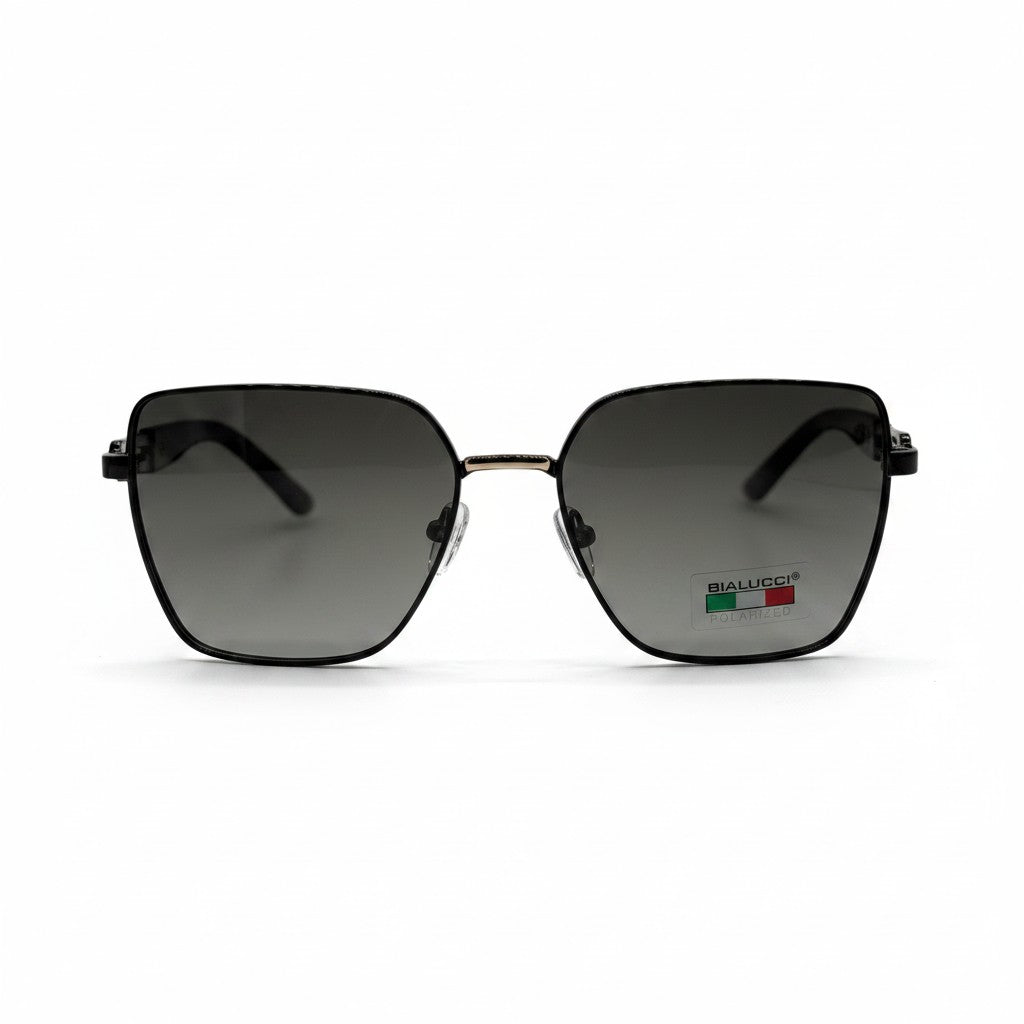 Bialucci BL6149P C32 дамски слънчеви очила черен златист профилен изглед UV400 | morismag.bg