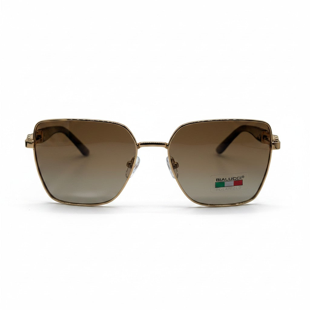 Bialucci BL6149P C32 дамски слънчеви очила златист профилен изглед UV400 | morismag.bg