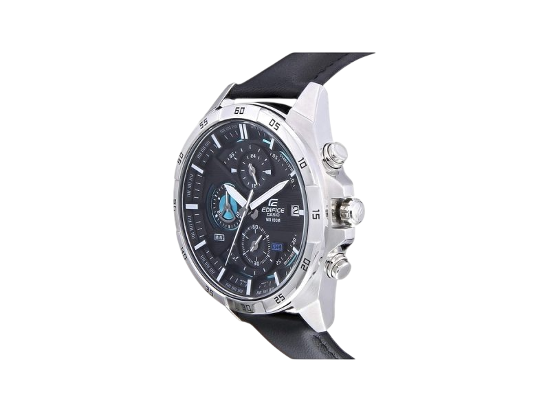 Casio Edifice EFR-556L-1AVUEF мъжки хронограф 53мм с черен циферблат и стоманена каишка
