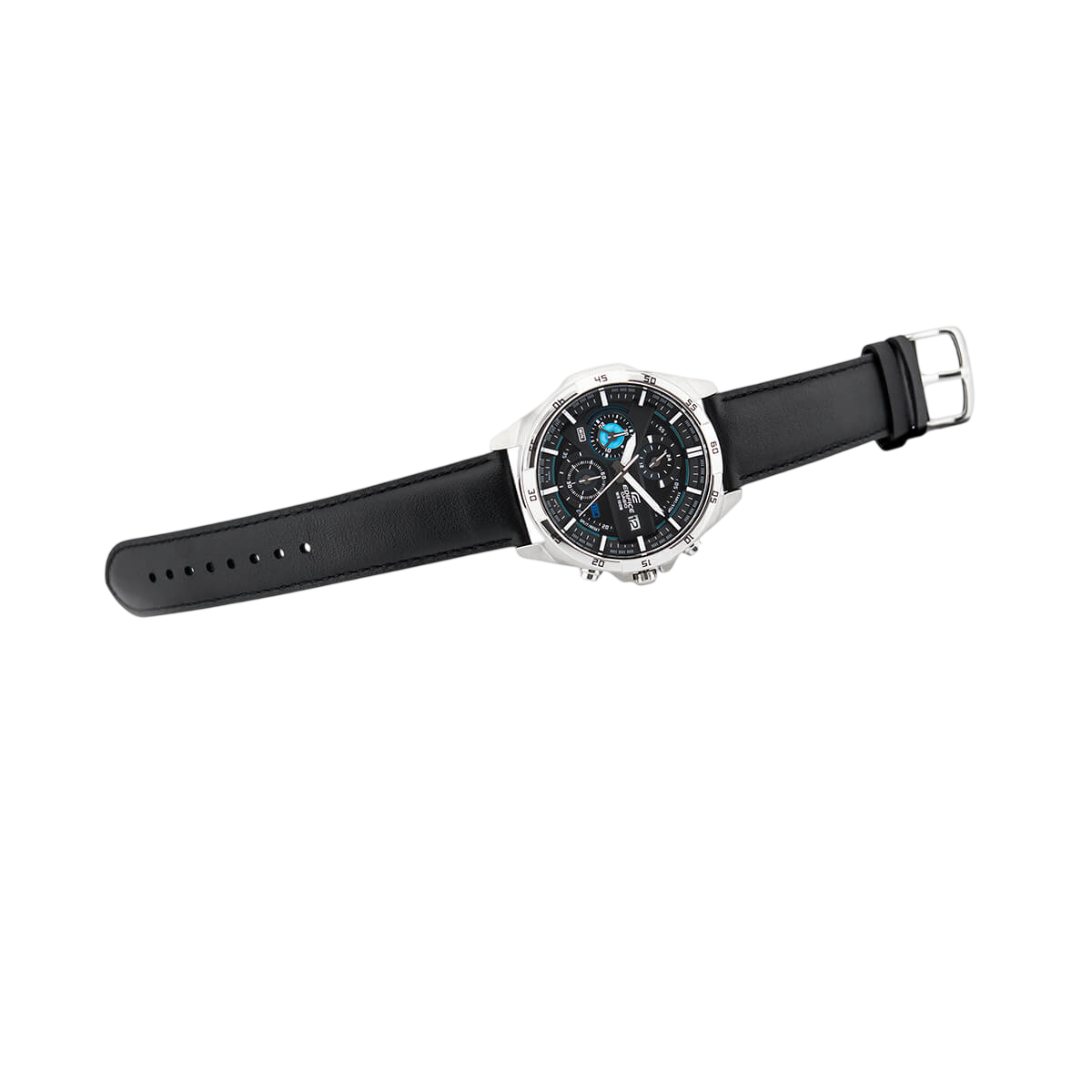 Casio Edifice EFR-556L-1AVUEF мъжки хронограф 53мм с черен циферблат и стоманена каишка
