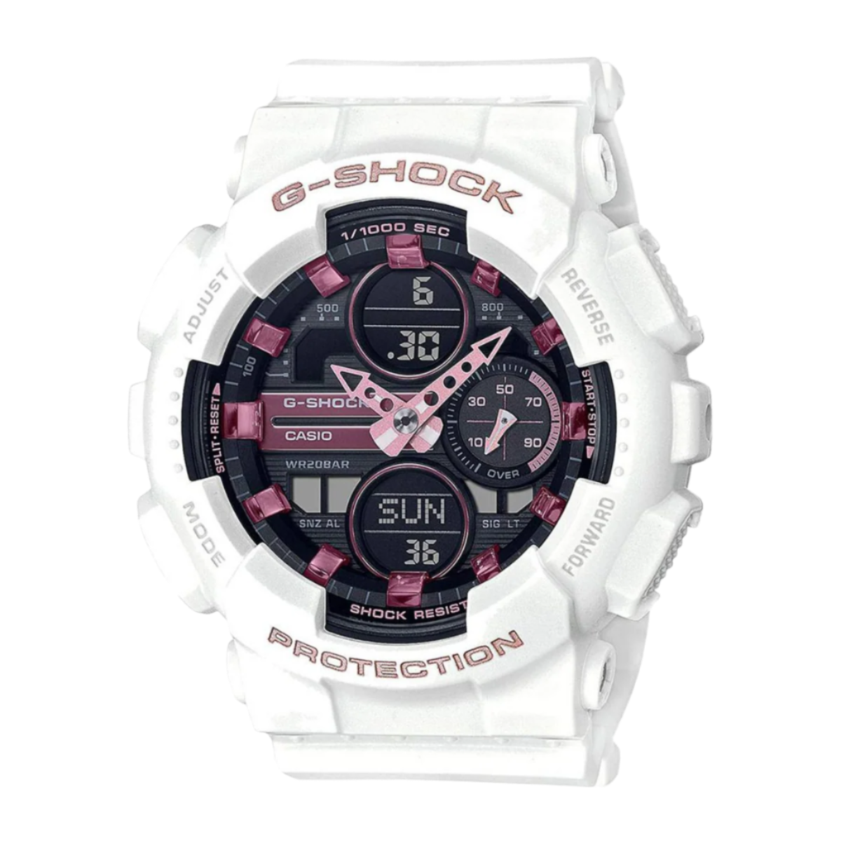 Дамски спортен часовник Casio G-Shock GMA-S140M-7AER
Casio G-Shock GMA-S140M-7AER
