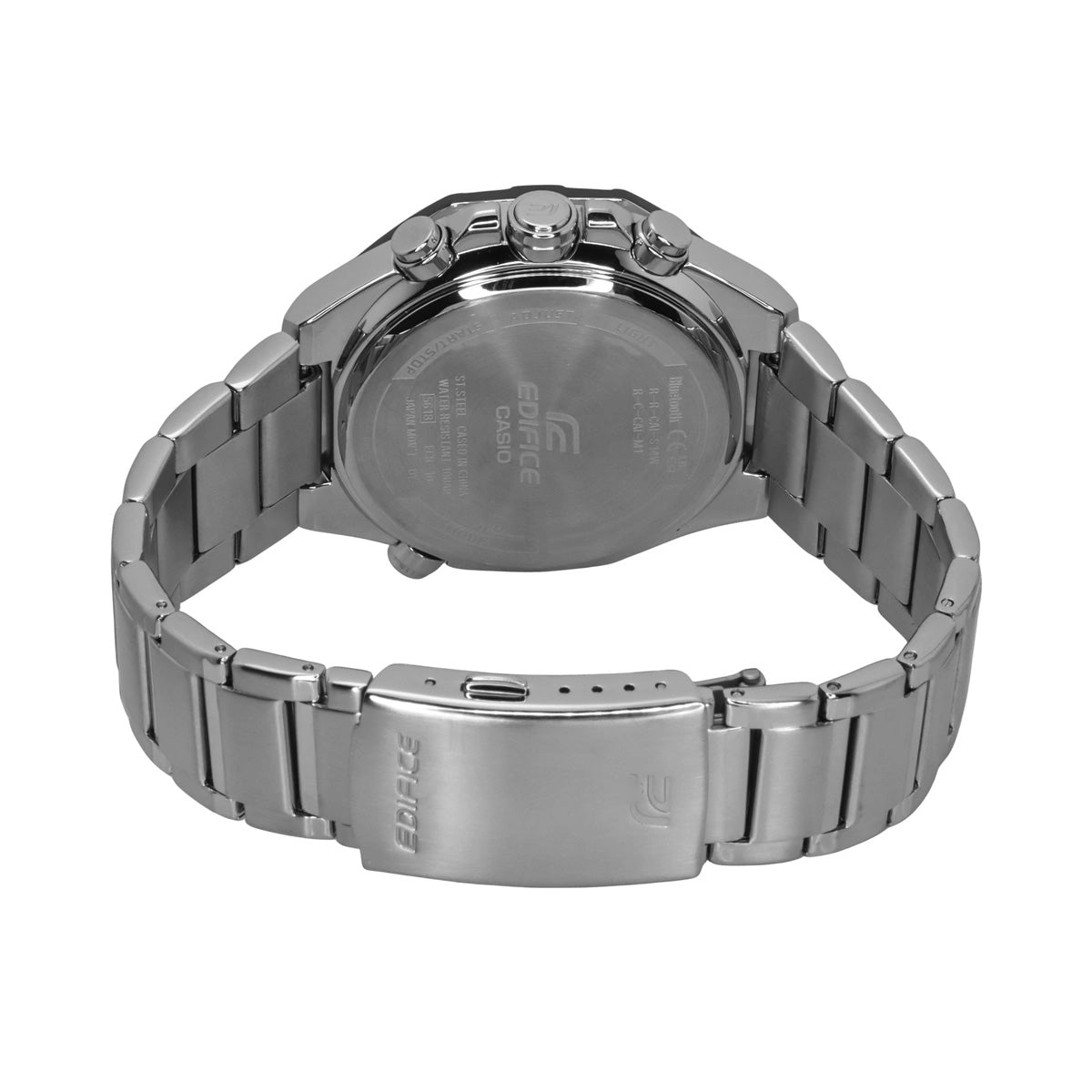 Casio Edifice ECB-10DB-1A9EF - стоманена каишка с двойна сигурност
