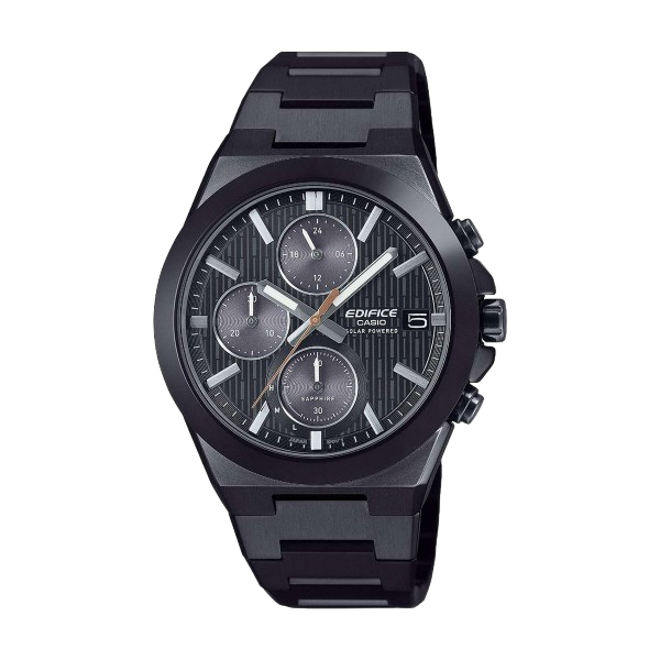 Casio Edifice EFS-S650DC-1AEF соларен часовник черен циферблат сапфирено стъкло