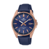 Casio Edifice EFV-150CL-2AVUEF син циферблат кожена каишка 43мм