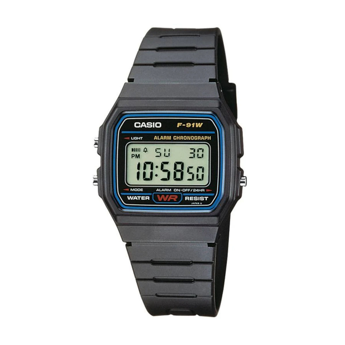 Casio F-91W-1YEG класически ретро дигитален часовник MorisMag