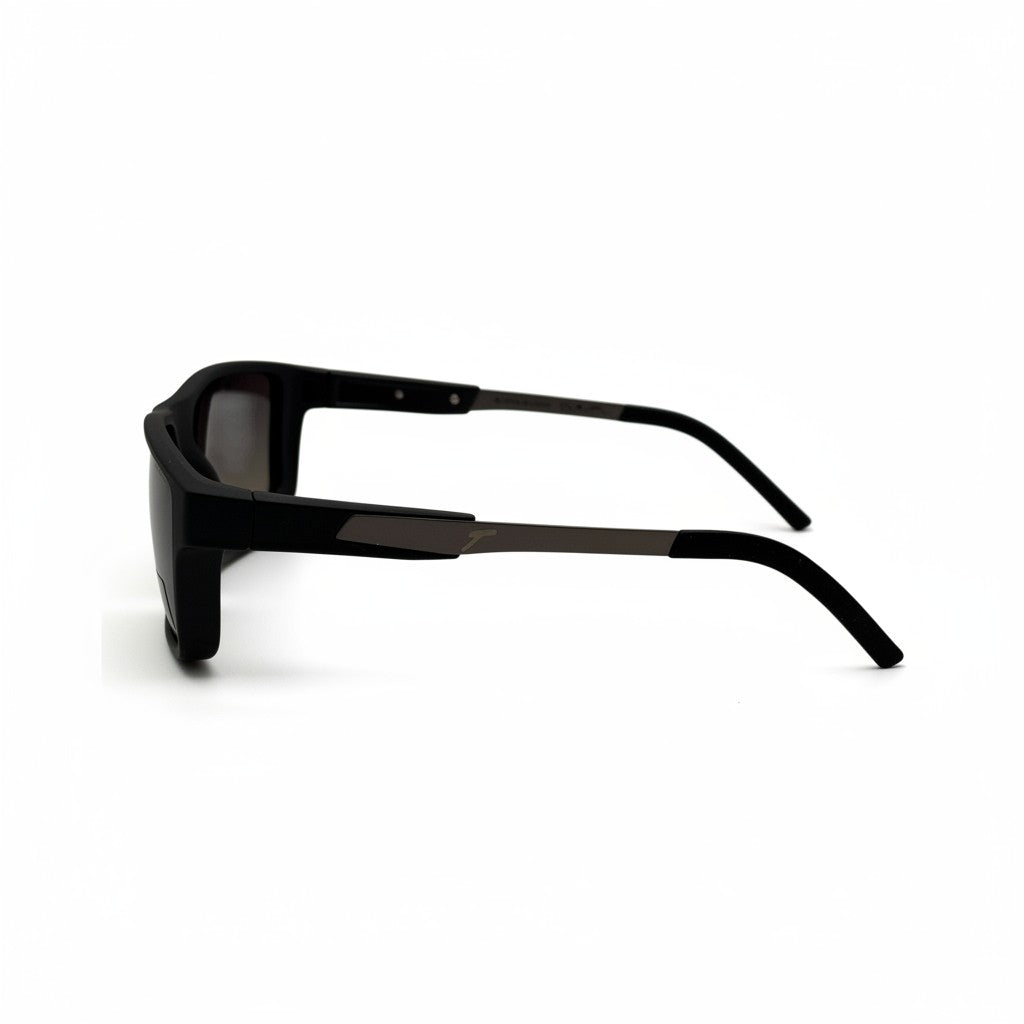 James Browne JB 379 черен мат зелени стъкла мъжки слънчеви очила поляризирани UV400 перспектива