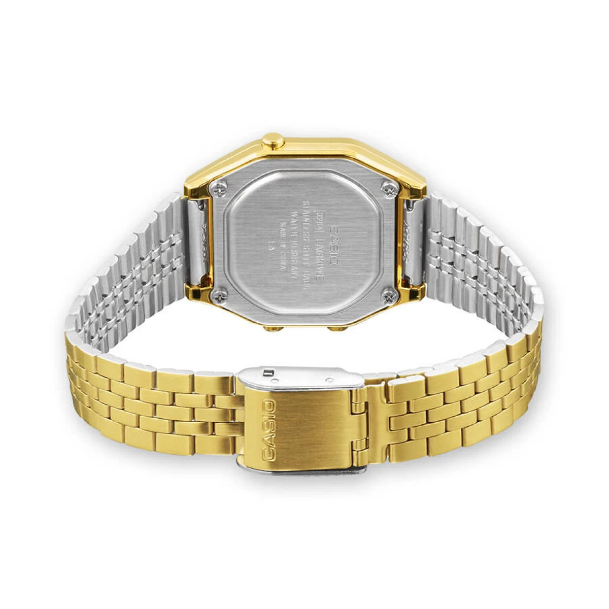 Casio Vintage LA680WEGA-1ER дамски часовник злато задна страна MorisMag