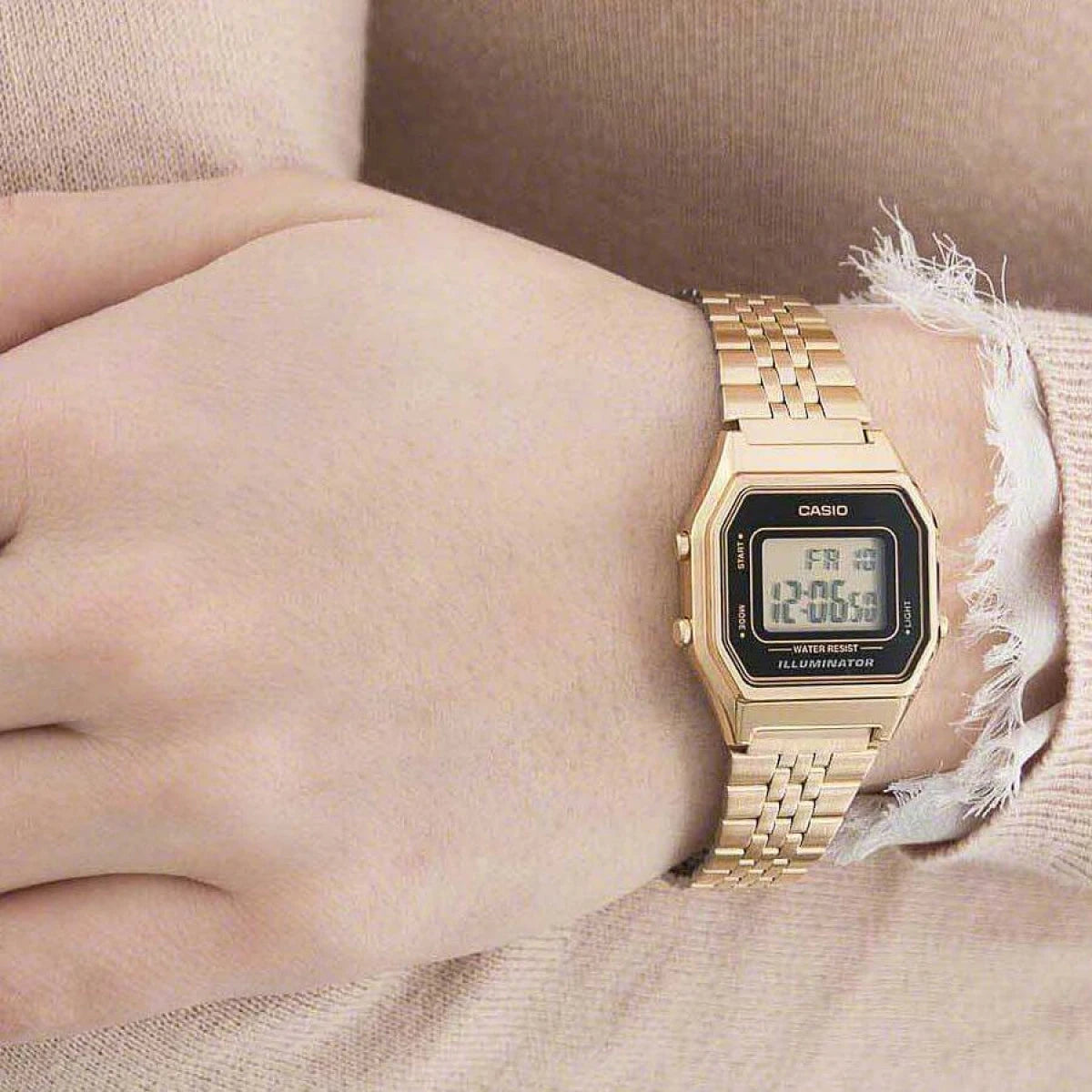Casio Vintage LA680WEGA-1ER дамски часовник на ръка злато MorisMag