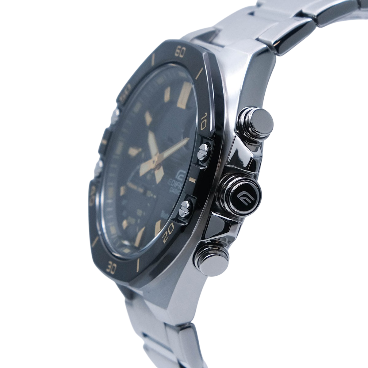 Casio Edifice ECB-10DB-1A9EF хронограф с Bluetooth - страничен изглед
