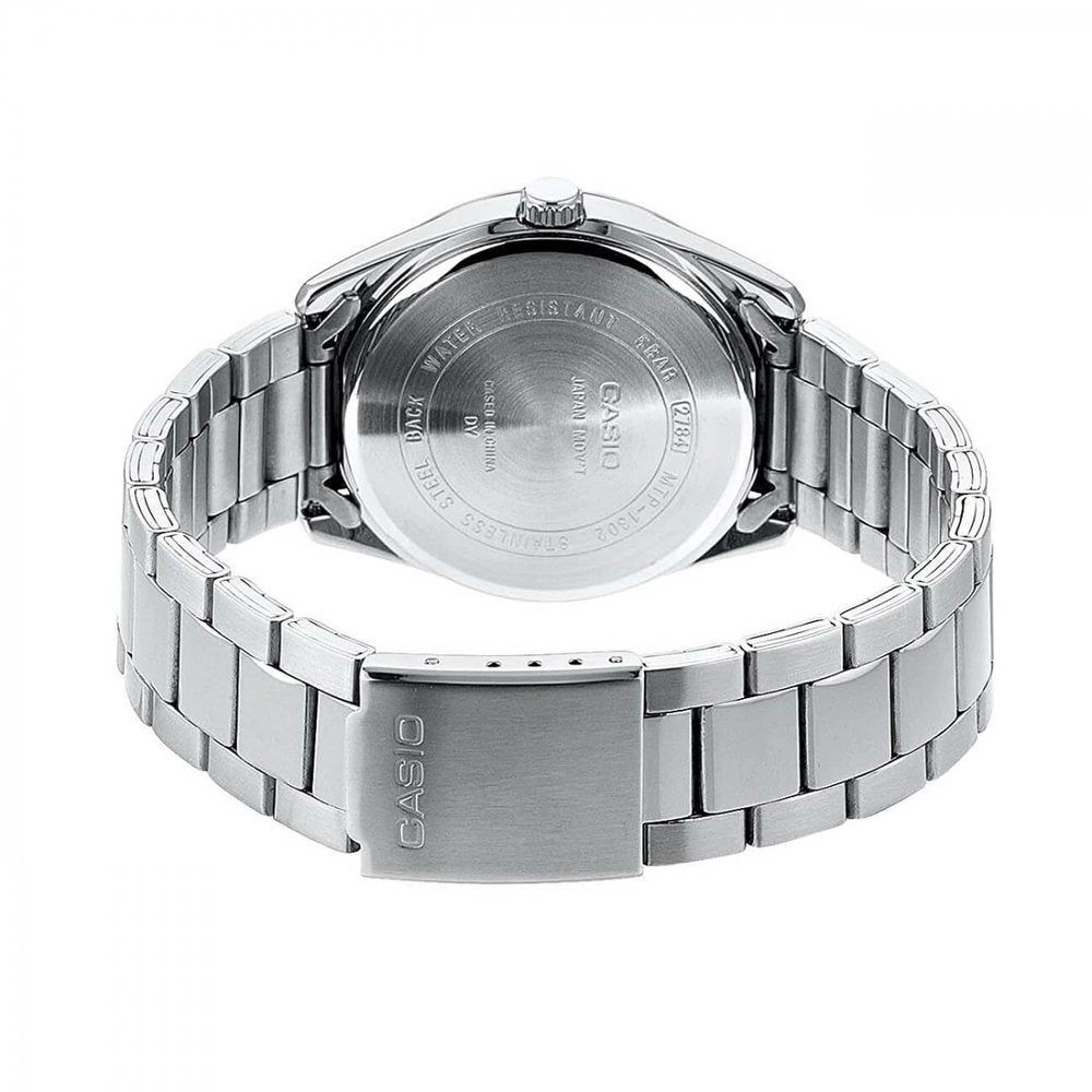 Casio MTP-1302PD-1A1VEF задна страна стомана MorisMag