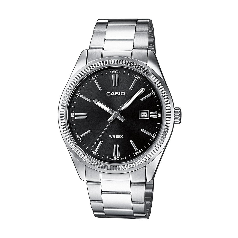 Casio MTP-1302PD-1A1VEF мъжки аналогов часовник черен циферблат MorisMag