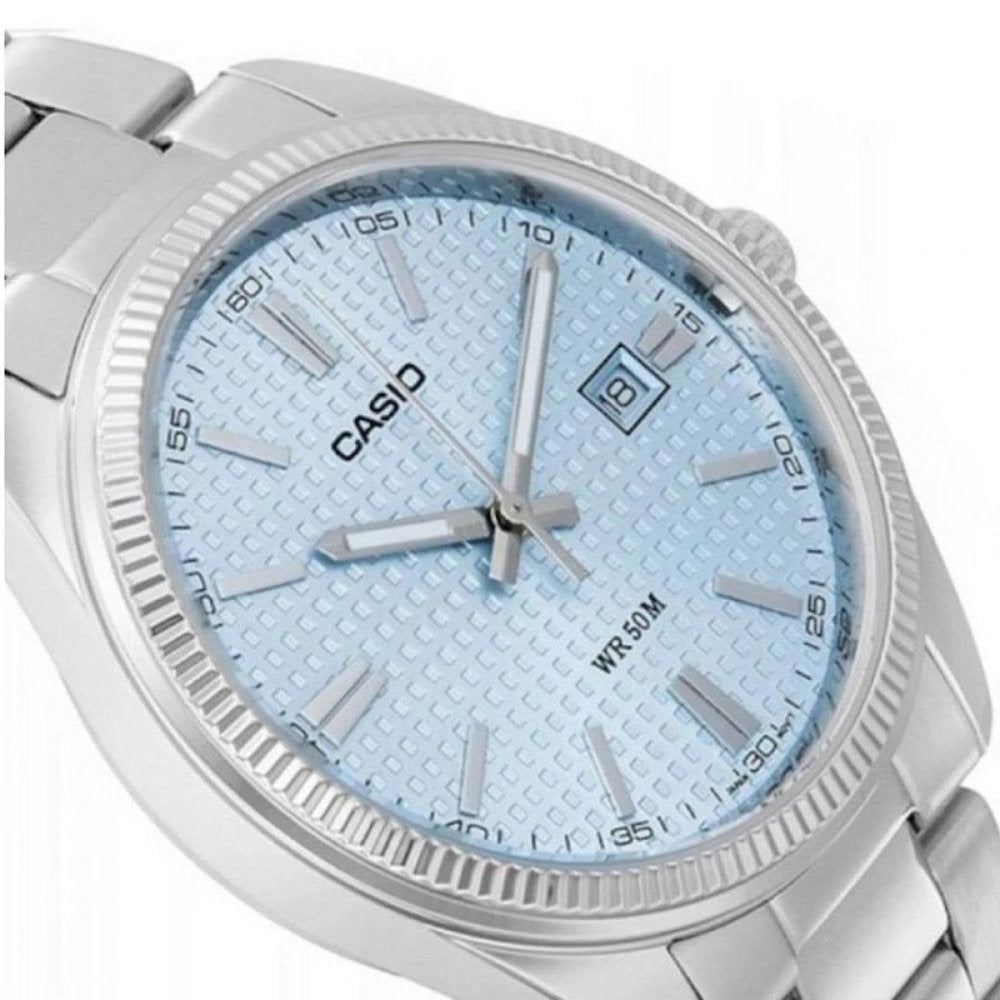 Casio MTP-1302PE-2AVEF детайл циферблат безел MorisMag