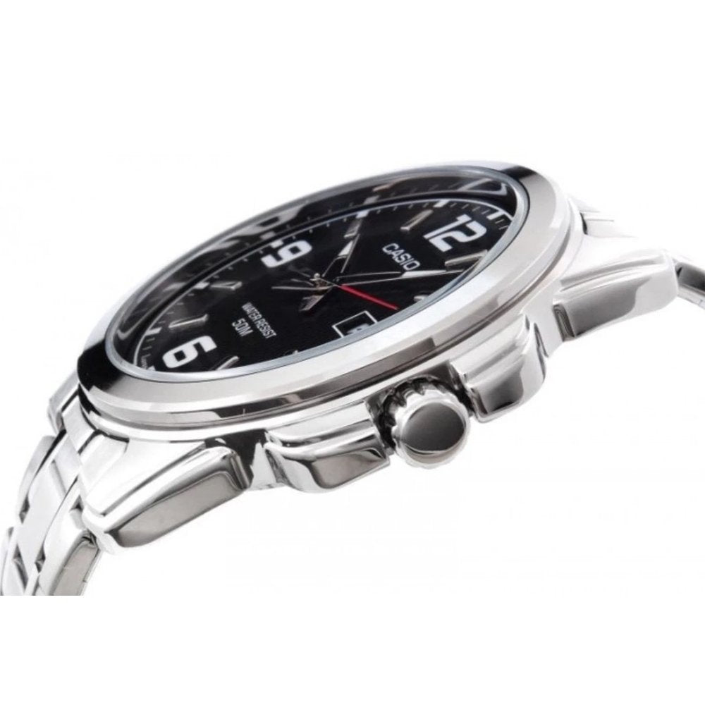 Casio MTP-1314PD-1AVEF страничен изглед корона MorisMag
